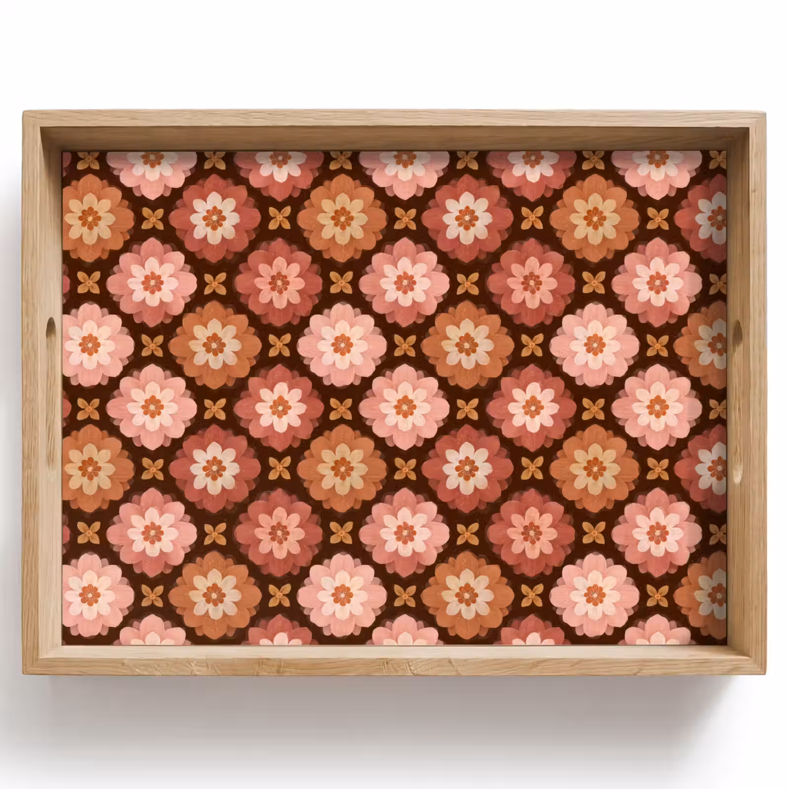 Plateau - Géométrique - Floral - Coloré — 1