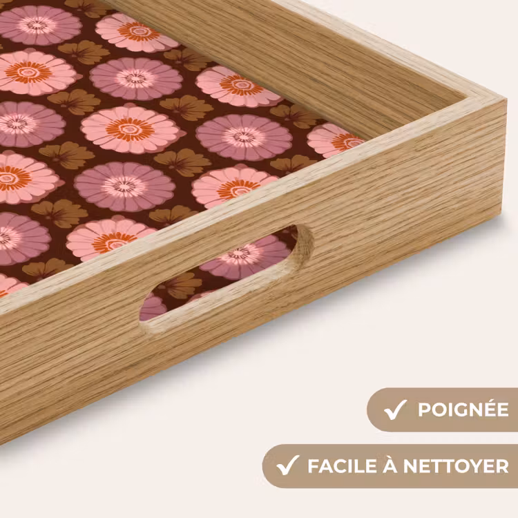 Plateau - Retro - Daisy - Pink — 8