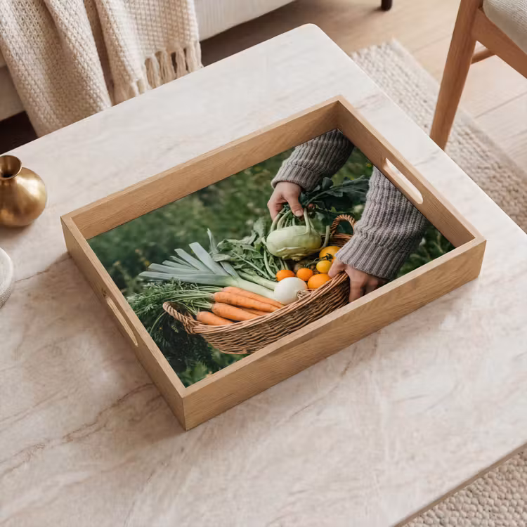 Plateau - Champ - Légumes - Biologique - Récolte — 2