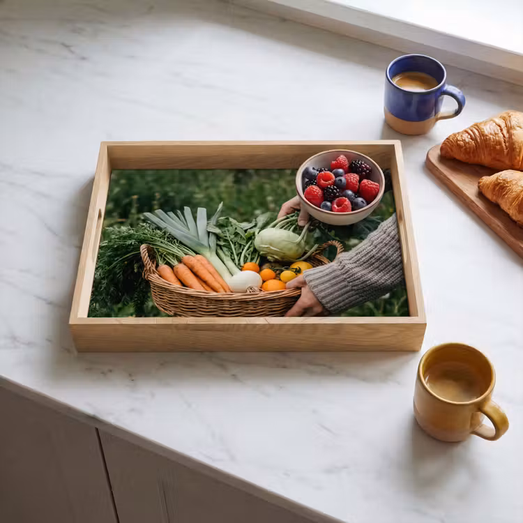 Plateau - Champ - Légumes - Biologique - Récolte — 3