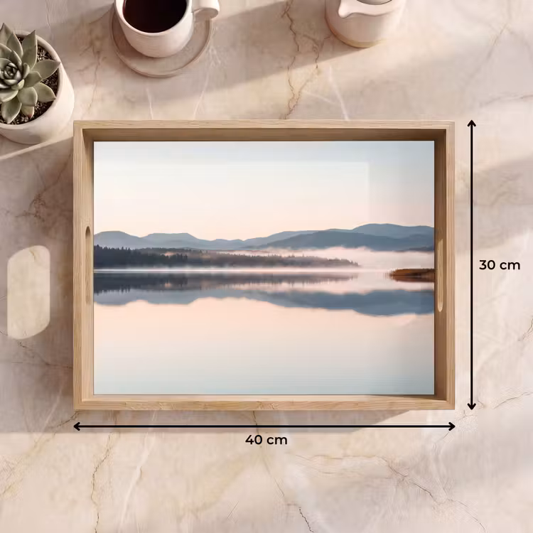 Plateau - Eau - Arbres - Couche de brouillard — 7