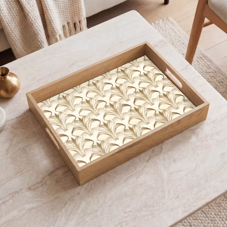 Plateau - Ornement - Baroque - Or — 2