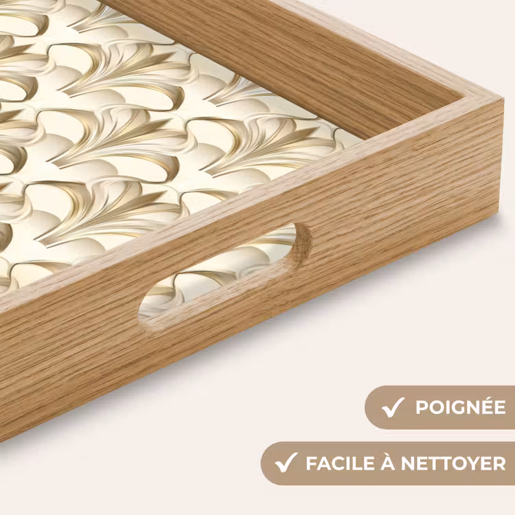 Plateau - Ornement - Baroque - Or — 8