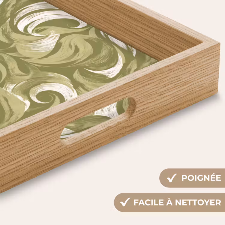 Plateau - Abstrait - Texture - Vert — 8