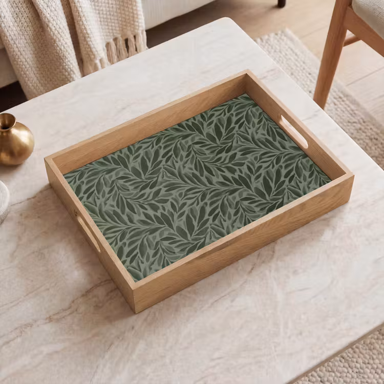 Plateau - Feuilles - Bio - Vertes — 2