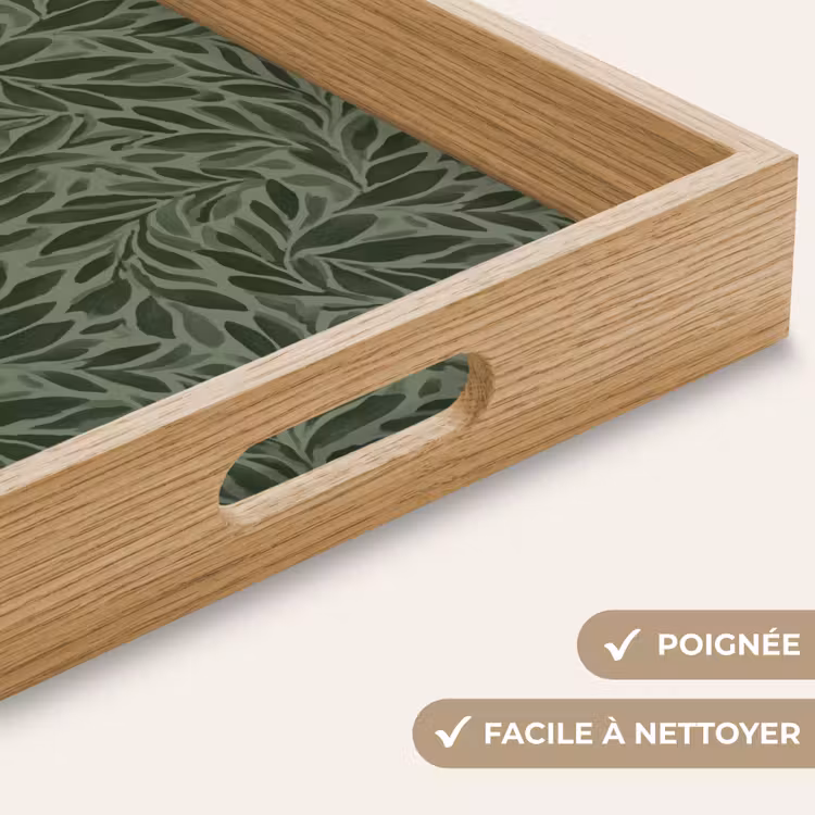 Plateau - Feuilles - Bio - Vertes — 8