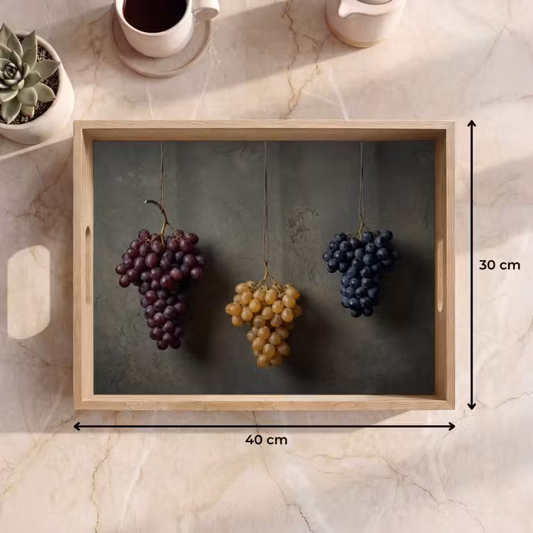 Plateau - Raisins - Coloré - Mur — 7