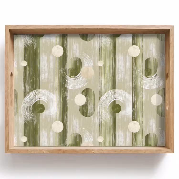 Plateau - Artistique - Moderne - Vert — 1