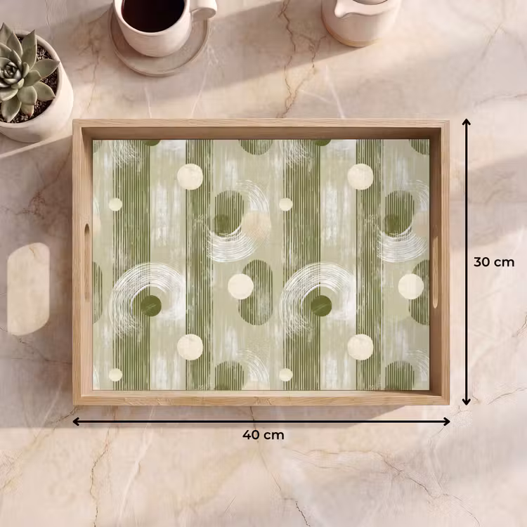 Plateau - Artistique - Moderne - Vert — 7