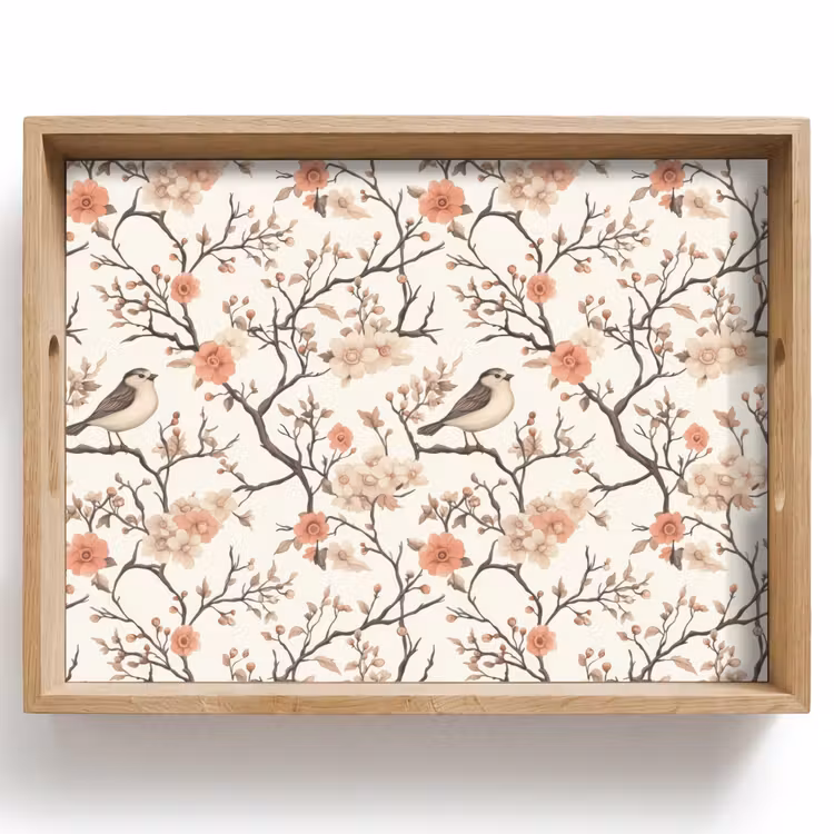 Plateau - Fleur de cerisier - Moineau - Rose — 1