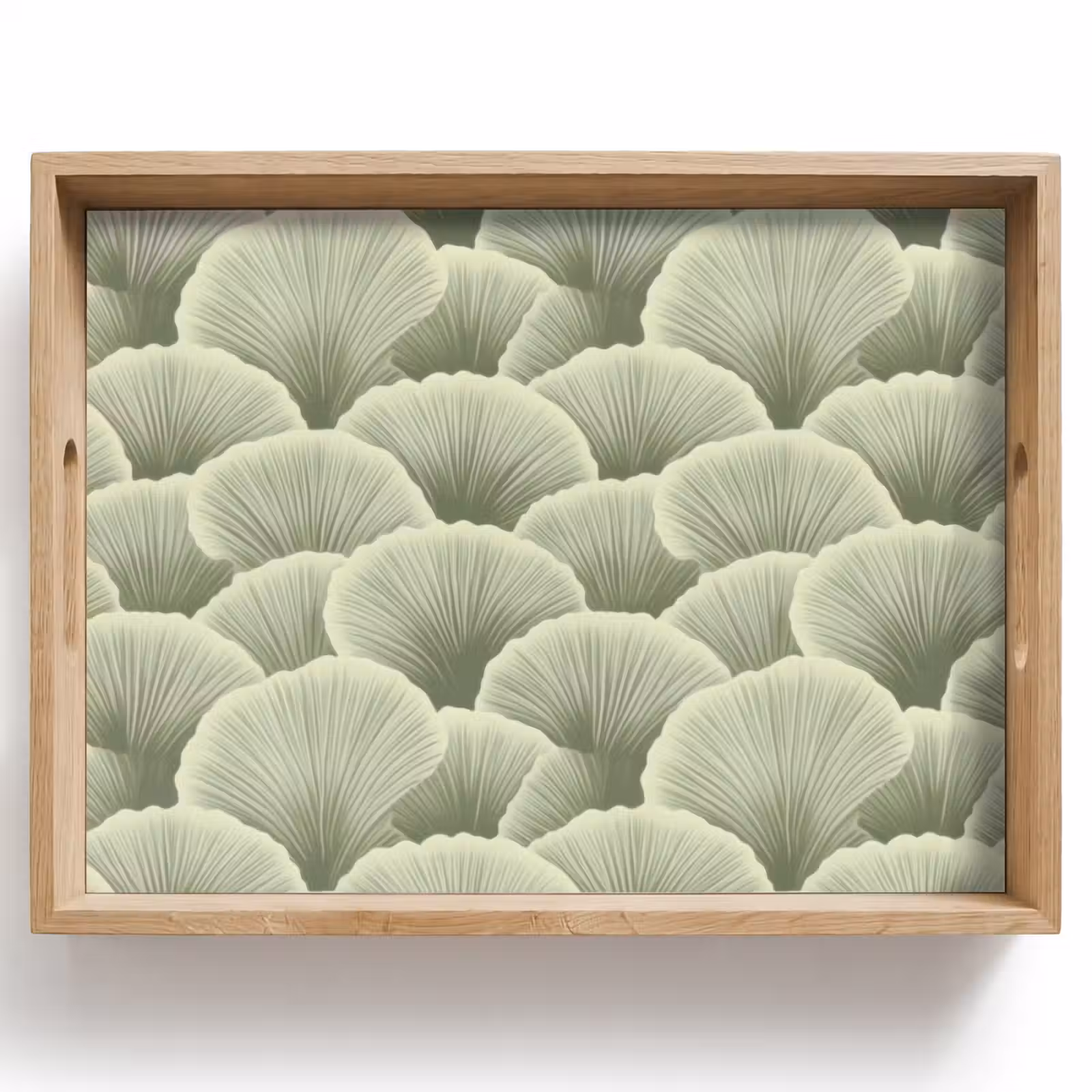 Plateau - Eventail - Feuille - Vert — 1