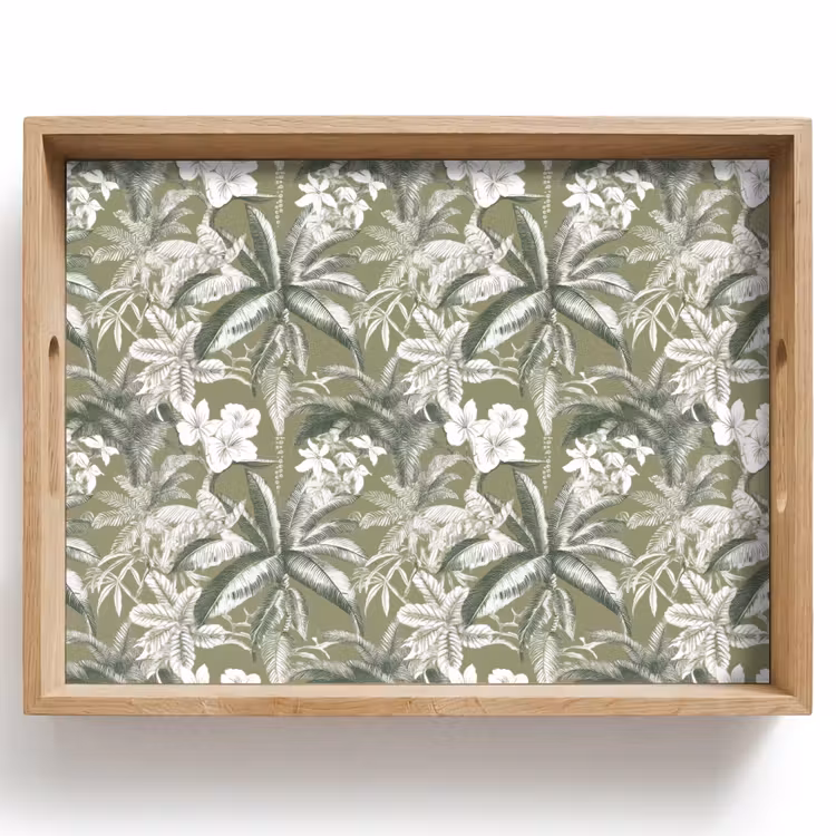 Plateau - Botanique - Fleurs - Vert — 1