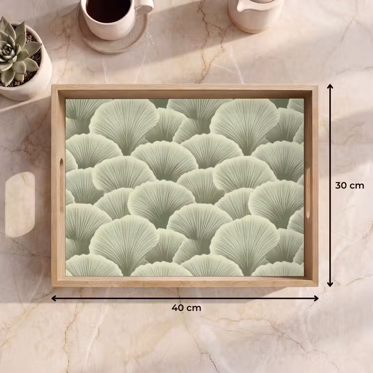 Plateau - Eventail - Feuille - Vert — 7