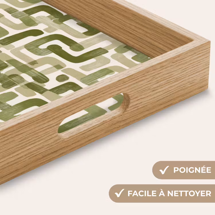 Plateau - Moderne - Graphique - Vert — 8