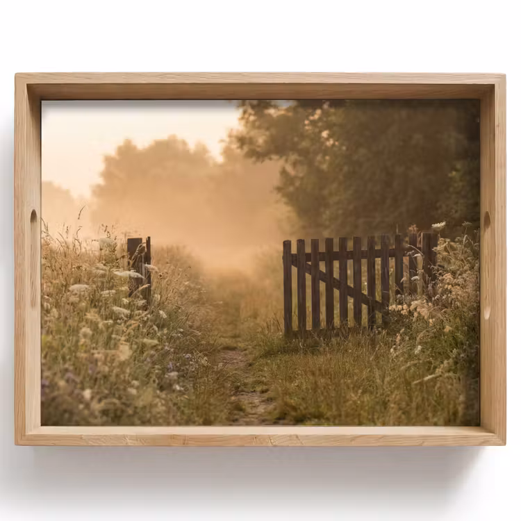 Plateau - Clôture - Nature - Brouillard - Champ — 1