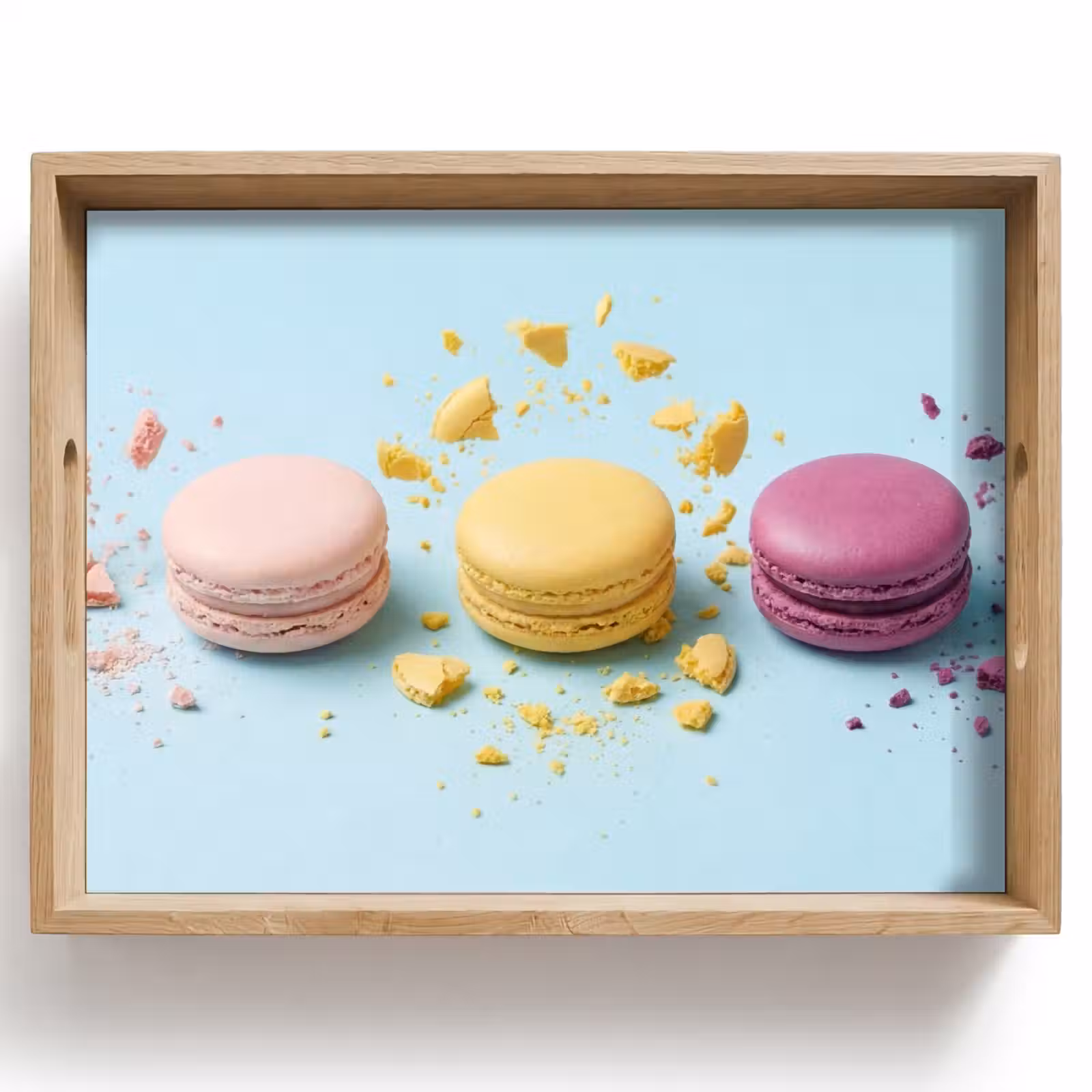 Plateau - Macarons - Colorés - Pastel — 1