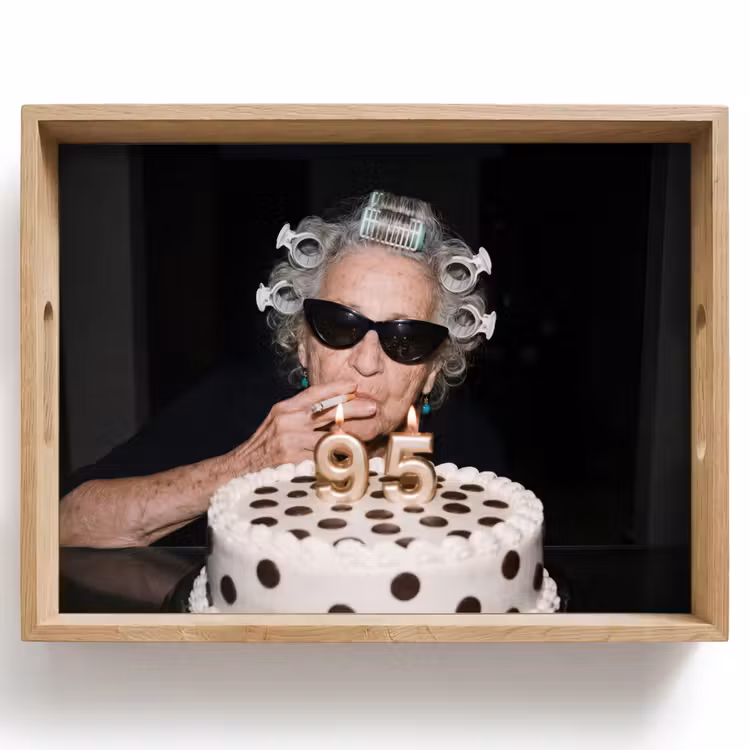 Plateau - Anniversaire - Epingle à cheveux - Grand-mère — 1