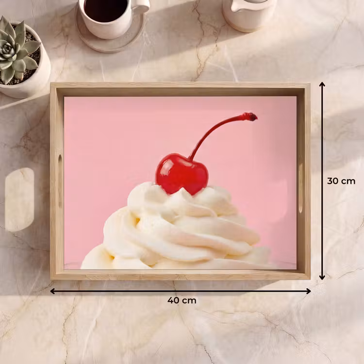 Plateau - Cerise - Crème fouettée - Rose — 7