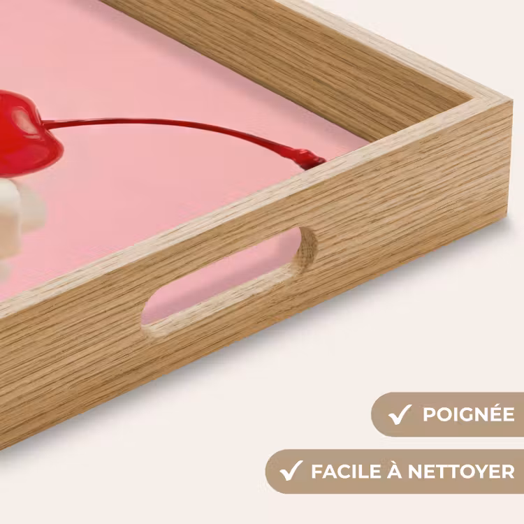 Plateau - Cerise - Crème fouettée - Rose — 8