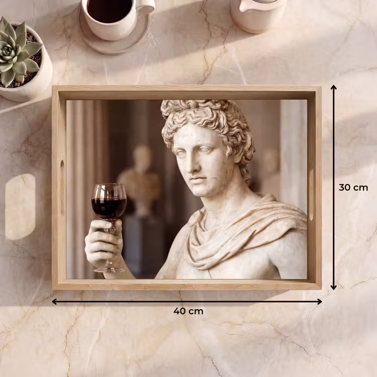 Plateau - Classique - Marbre - Vin — 7