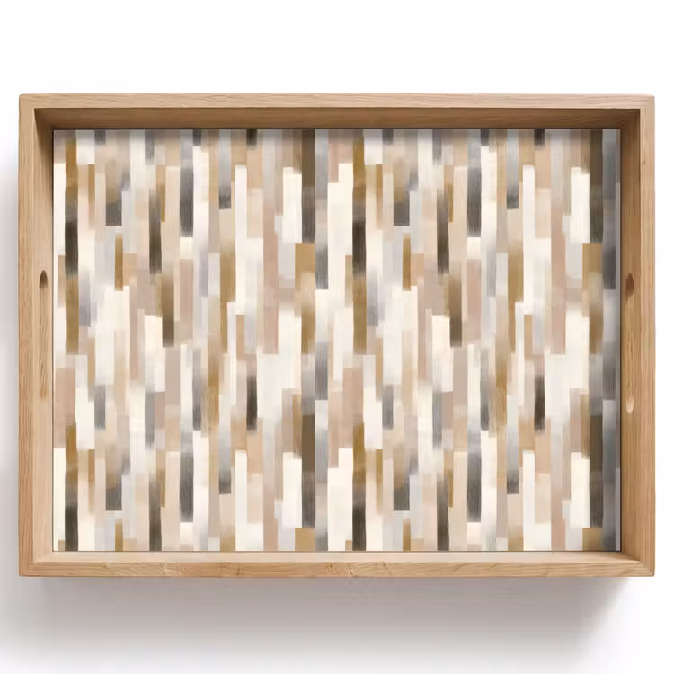 Plateau - Abstrait - Motif - Coups de pinceau — 1
