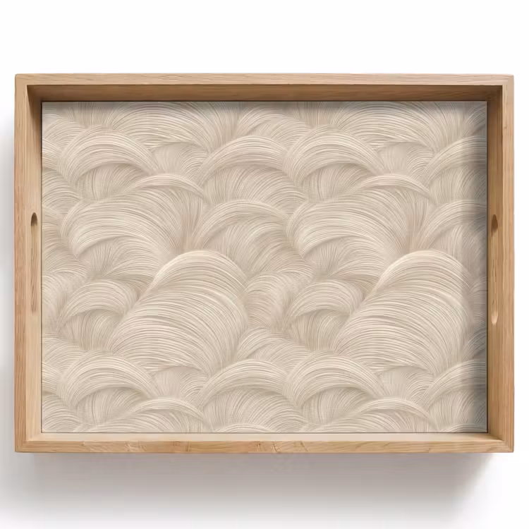 Plateau - Arches - Motif - Beige — 1