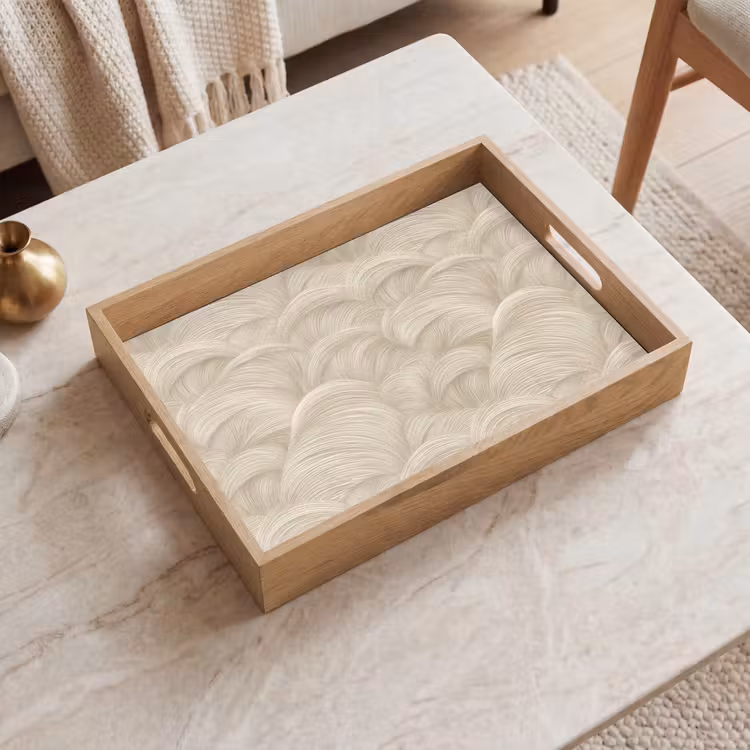 Plateau - Arches - Motif - Beige — 2