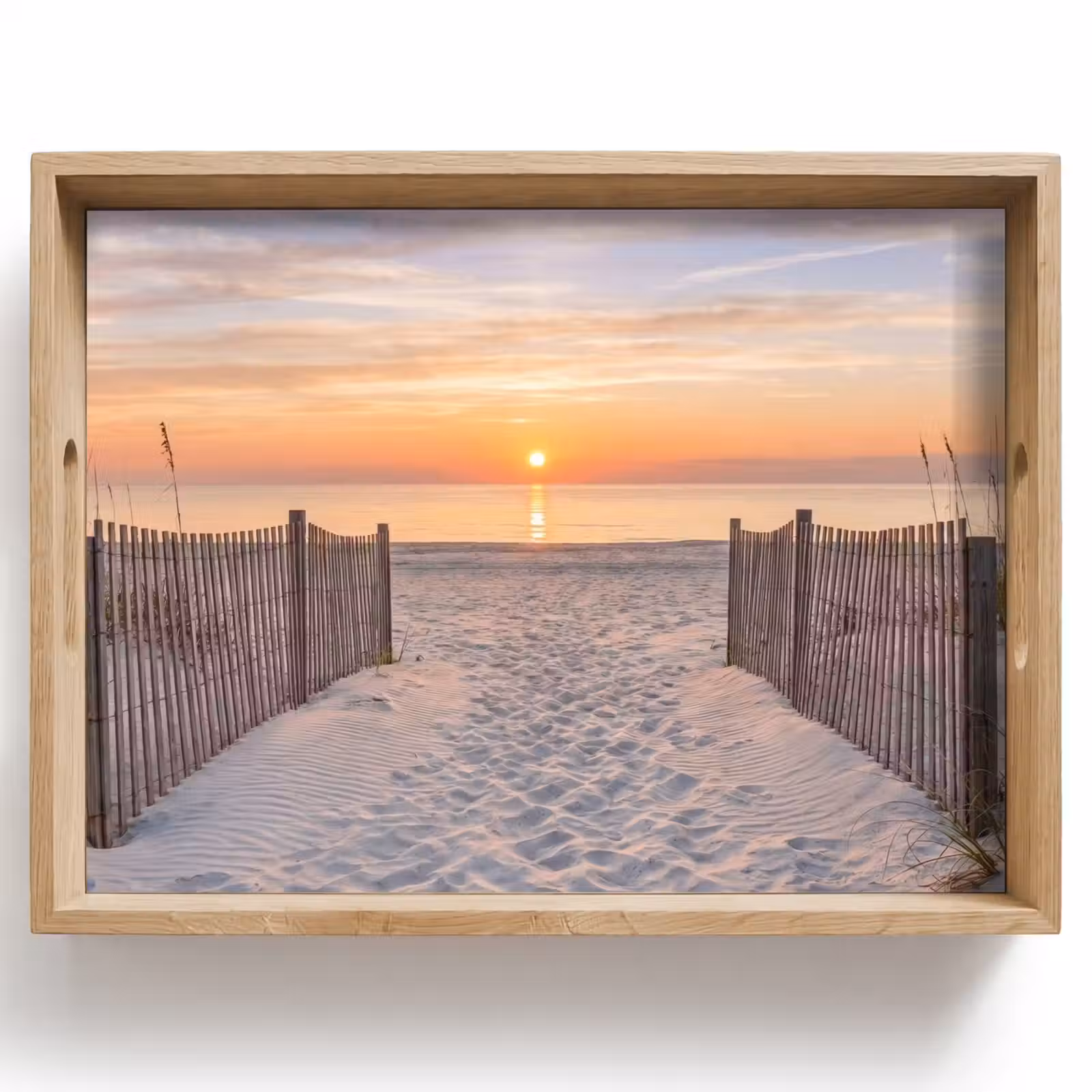 Plateau - Coucher de soleil - Plage - Sable — 1