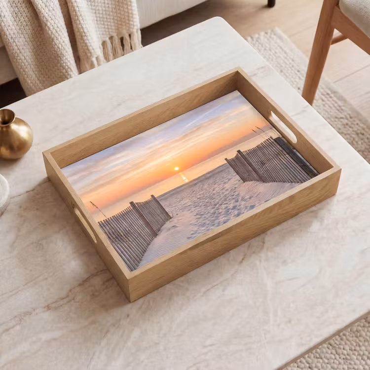 Plateau - Coucher de soleil - Plage - Sable — 2