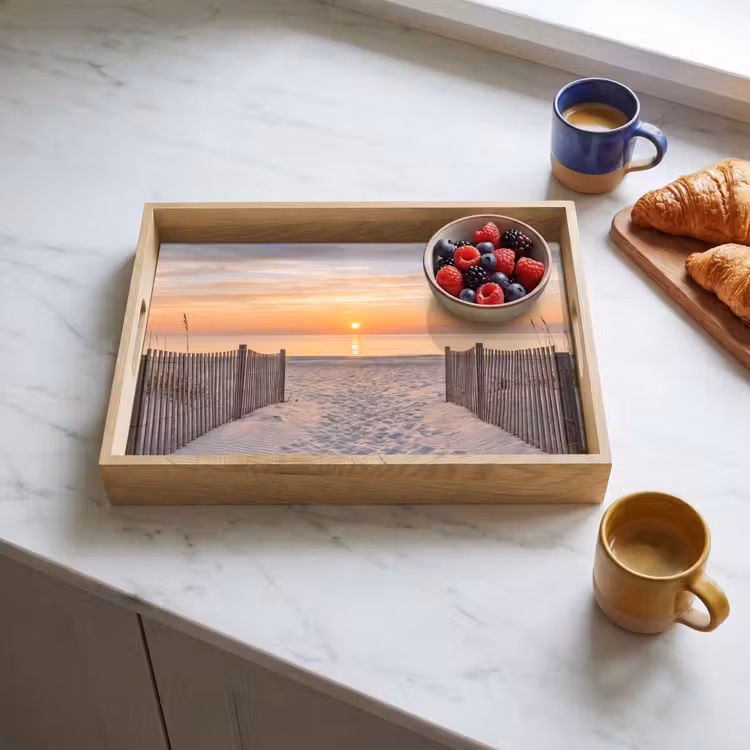 Plateau - Coucher de soleil - Plage - Sable — 3