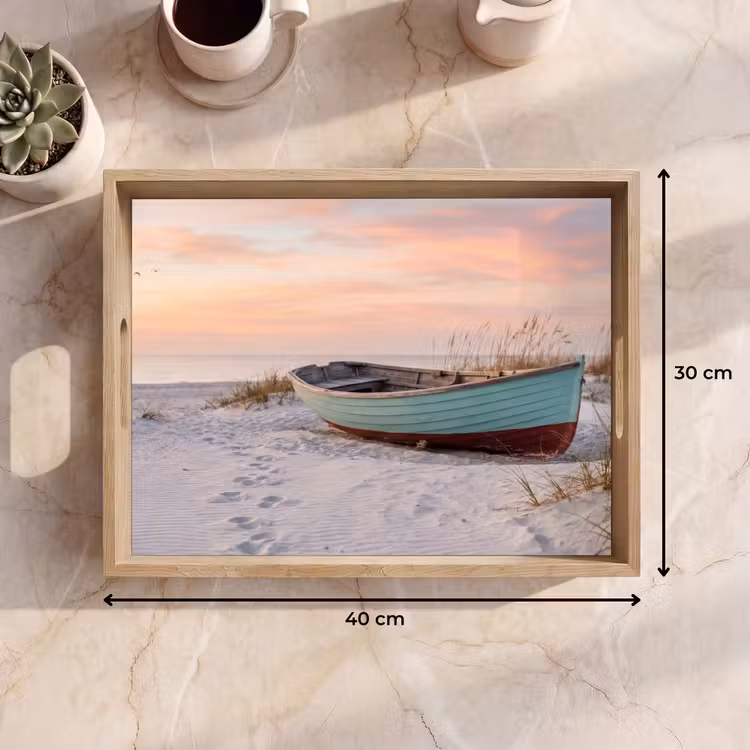 Plateau - Rustique - Bateau à rames - Plage de sable — 7