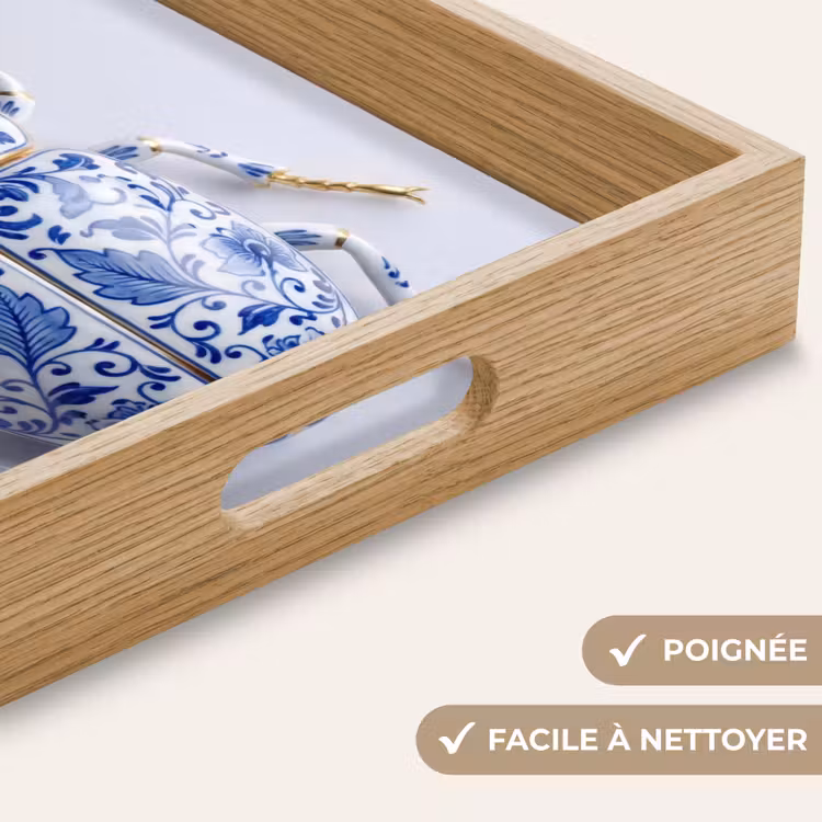Plateau - Coccinelle - Delfts - Bleu - Or — 8