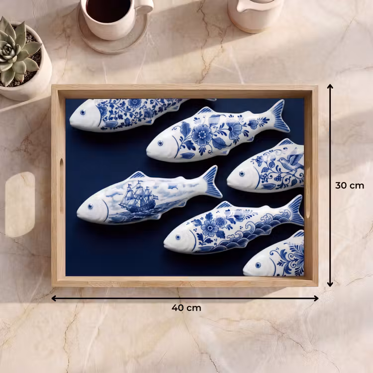 Plateau - Poisson - Delftware - Céramique — 7
