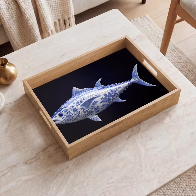 Plateau - Porcelaine - Thon - Delftware — 2