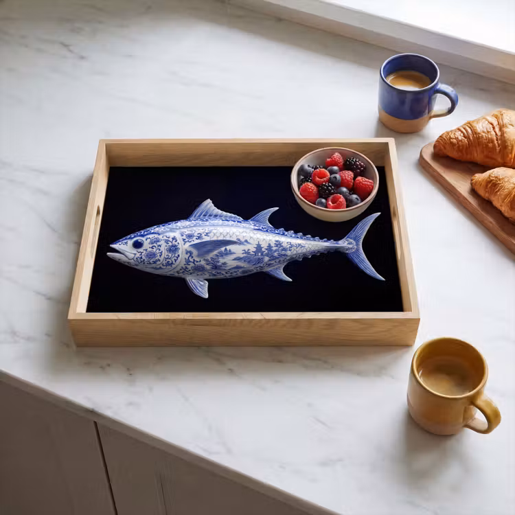 Plateau - Porcelaine - Thon - Delftware — 3