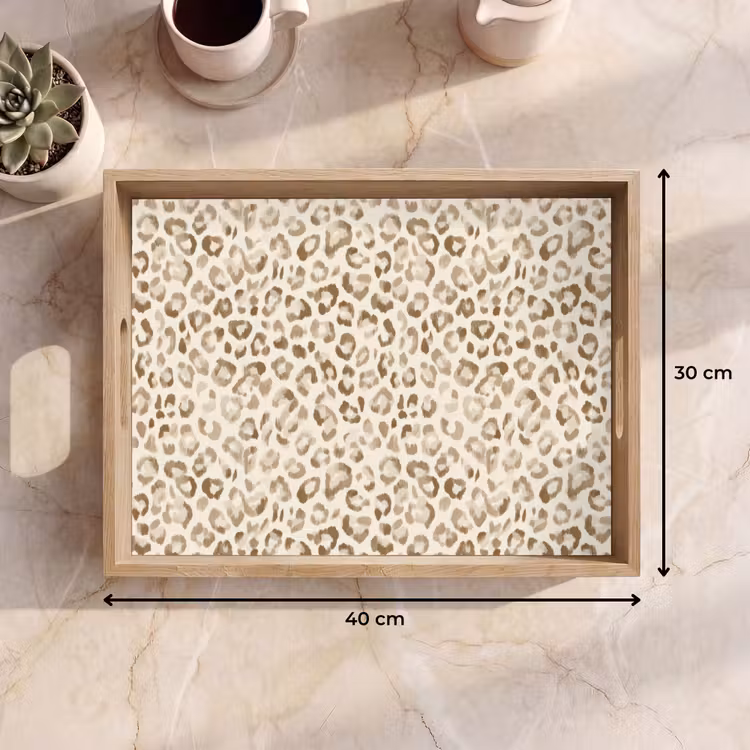 Plateau - Léopard - Classique - Beige — 7