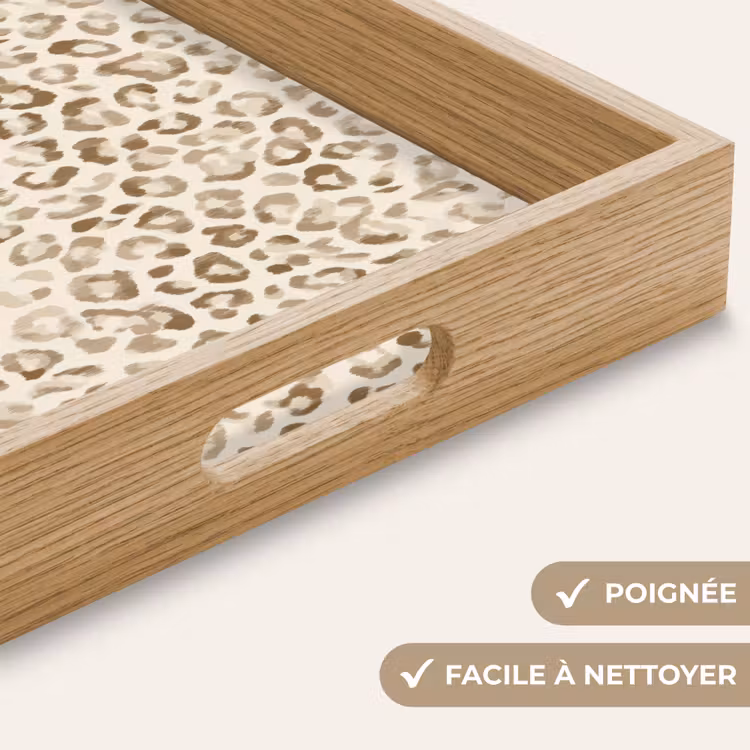Plateau - Léopard - Classique - Beige — 8