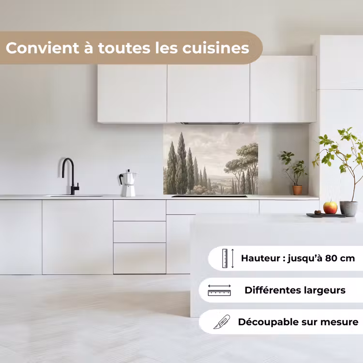 Crédence cuisine - Vallée - Forêt - Nature - Vert — 6
