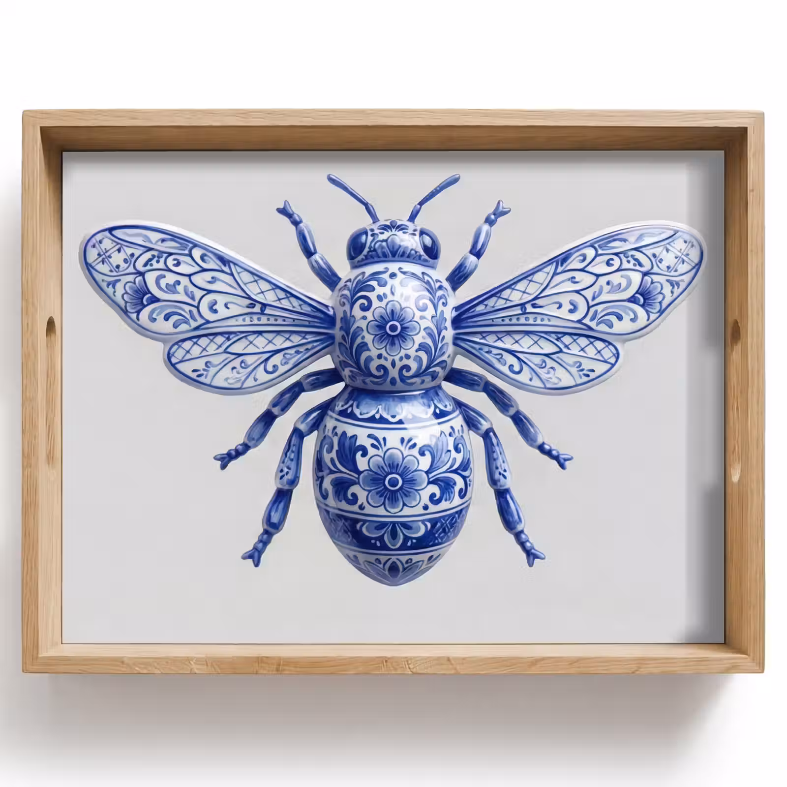 Plateau - Abeille - Moderne - Delft - Bleu — 1