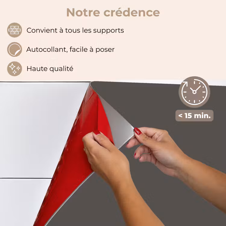Fond de hotte - Gris - Couleurs - Solide — 4