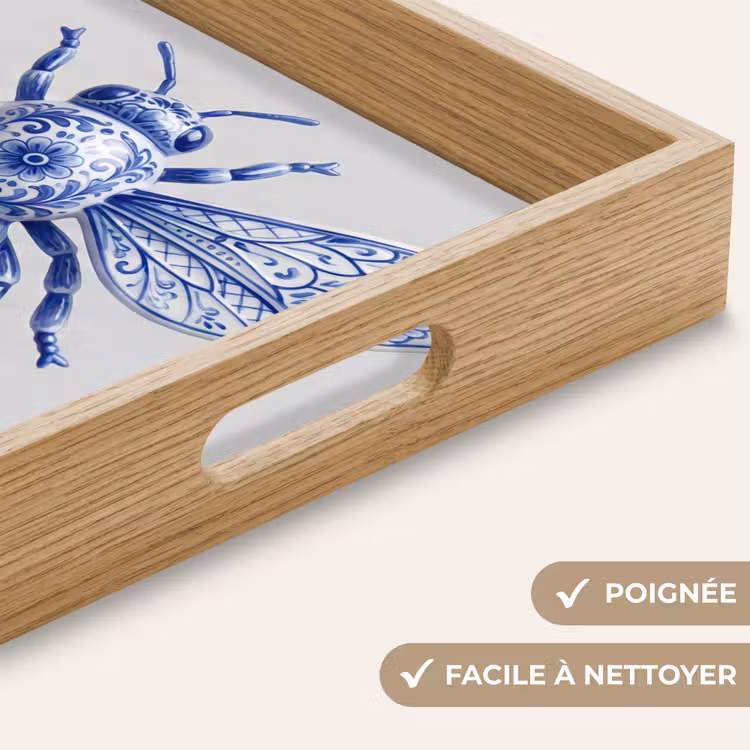 Plateau - Abeille - Moderne - Delft - Bleu — 8