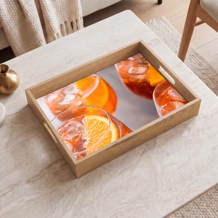 Plateau - Boisson - Orange - Glace - Été - Orange — 2