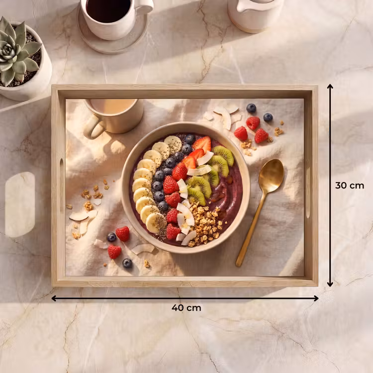 Plateau - Nourriture - Bol de petit-déjeuner - Fruits - Sain - Coloré — 7