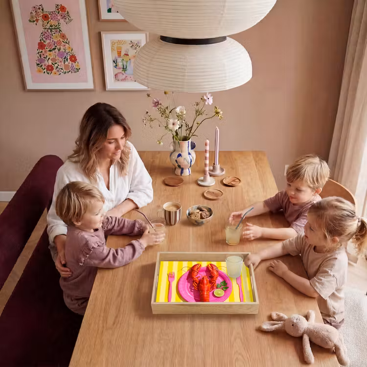 Plateau - Cuisine - Rose - Jaune - Moderne - Gastronomie — 5