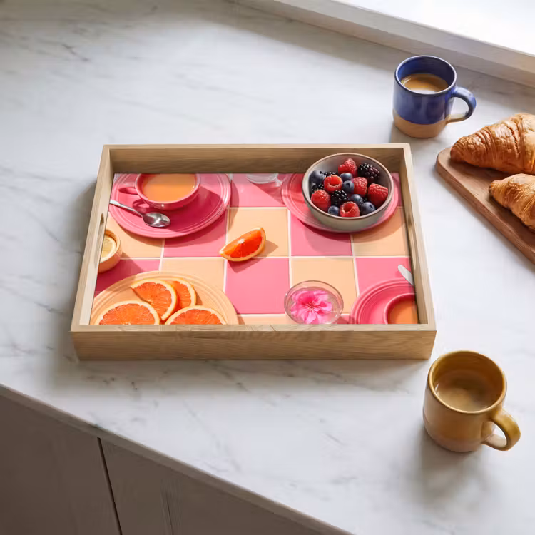 Plateau - Nourriture - Agrumes - Natures mortes - Rose - Orange — 3