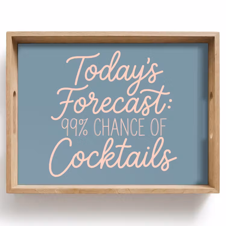 Plateau - Prévisions du jour - Cocktails - Bleu — 1