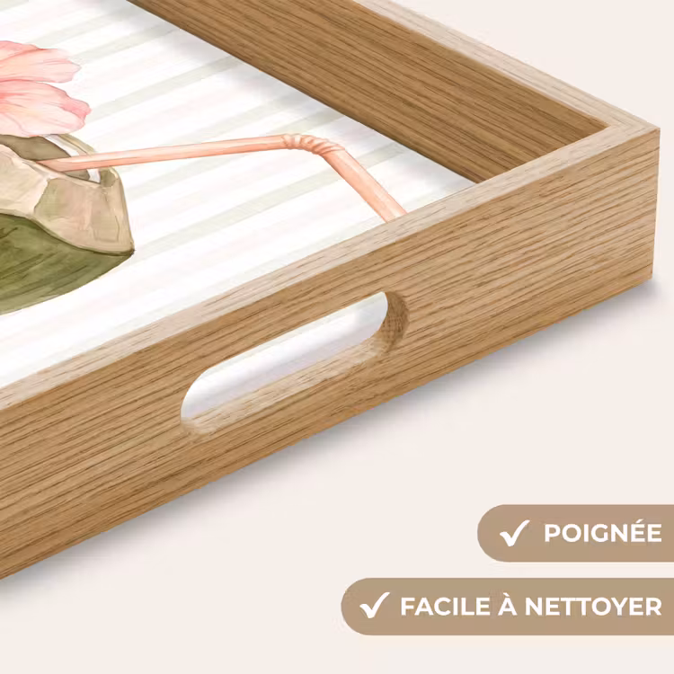 Plateau - Noix de coco - Boisson - Tropical - Illustration - Été — 8