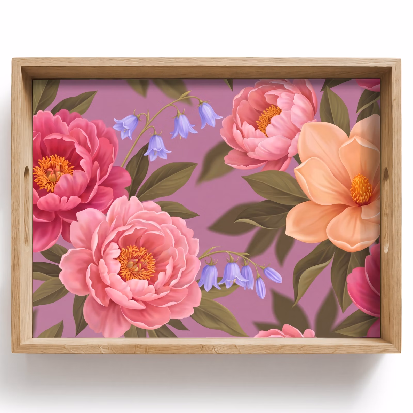 Plateau - Fleurs - Motif - Illustration - Rose — 1