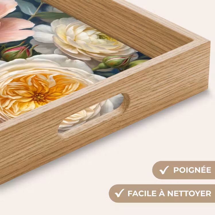 Plateau - Fleurs - Bouquet - Nature - Classique - Coloré — 8
