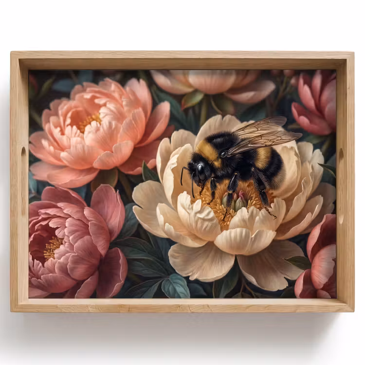 Plateau - Fleurs - Insecte - Nature - Rose — 1